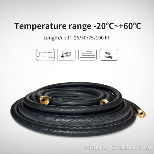 Water Hose With Threaded Fittings EPDM rubber water hose for washing car Manufactory